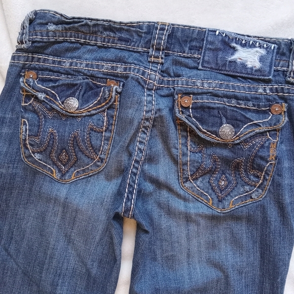 MEK Denim Anchorage Lowrise Bootcut Jeans size 27 - Picture 3 of 8